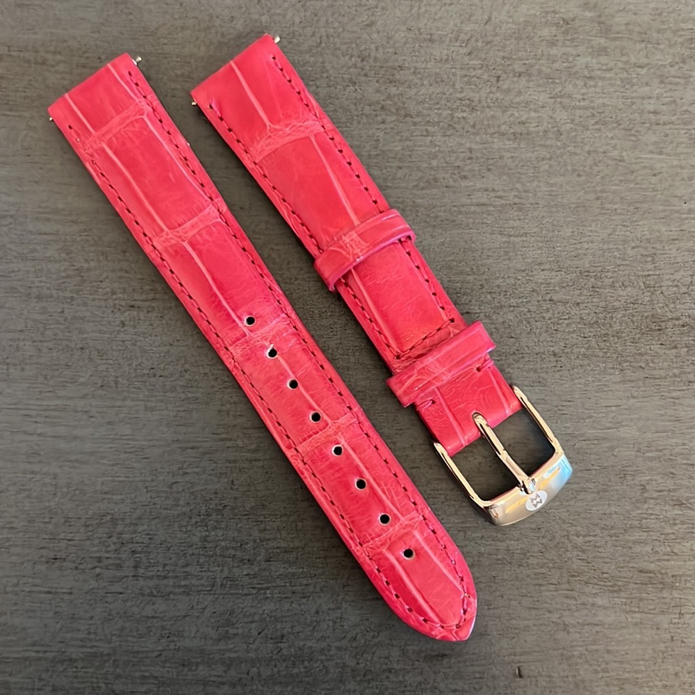 ❣️MICHELE 16mm Mini Urban strap genuine leather NWOT
